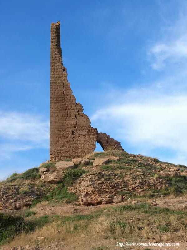 VISTA SUR DE LAS RUINAS DEL CASTILLO